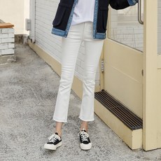 시크폭스 여성용 히든 밴딩 부츠컷 팬츠 사계절