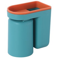 ETUDIER 칫솔걸이 양치컵 일체형, 그린, 1개