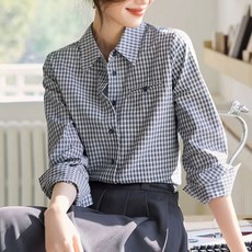 POPLARNC 女款方格襯衫 P26SPST111809