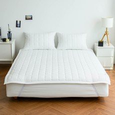 Inyx 防蟎抗過敏絎縫固定帶床墊 白色 SS(110 x 200 cm)