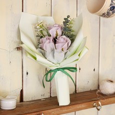 아스파시아 엘린 로즈 3송이 꽃다발, 라일락가든, 1개