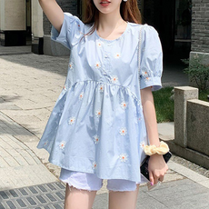 에이홉 임산부 꽃무늬 블라우스