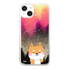 유스픽 시바숑 별빛이 내린다 글리터 휴대폰 케이스