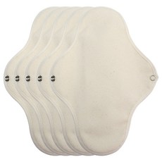 WIZLLY 無染色棉質衛生棉, 5個