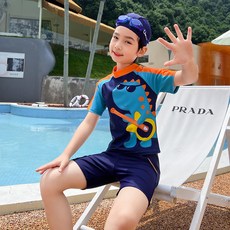 Papayane 男童恐龍防磨泳衣