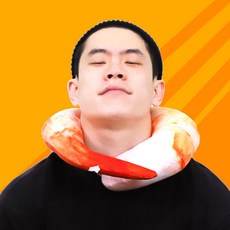 STUPID 蝦子造型頸枕, 單一顏色