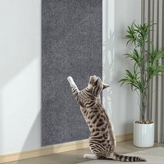 에드 고양이 가구 보호 스크래쳐 스티커, 다크그레이, 1개