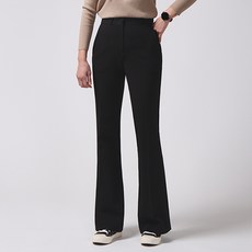 Lemon Soul 女款鬆緊帶彈性防皺靴型長版西裝褲 6792