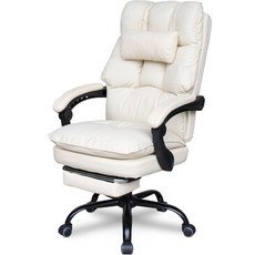 Byan 床型椅 電腦高級辦公用躺椅 k-001, 象牙白