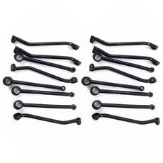 CBT 1:16 底盤連桿 CBT799226, 黑色, 16個