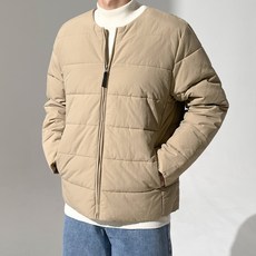 JHSTYLE 男款圓領絎縫鋪棉夾克 RTROK589