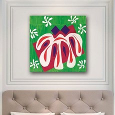 백앤아트 컷 아웃 앙리 마티스 추상화 인테리어 캔버스 액자