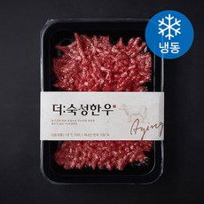 더 숙성한우 정육 다짐육 (냉동), 300g, 1팩