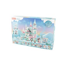 Sluban 啟蒙 冬日童話系列 冬季城堡 樂高相容積木, 混合顏色, 1盒