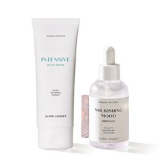 글로우라우디 모노그램 이펙트 앰플 50ml + 인텐시브 릴리프 크림 100ml, 1세트