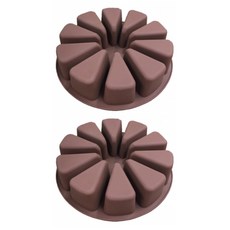 矽膠切片蛋糕10孔模具, 1個