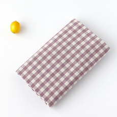 워싱 멜란 체크 대폭 원단, 2개, 보라