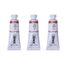 신한에쎈스 아크릴 컬러 물감 Tube B 시리즈 코퍼 3p, 1색, 50ml