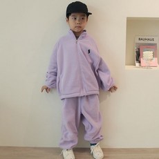 sonyun market 兒童舒適保暖搖粒絨全拉鍊夾克