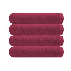 YOUNGSHIN TOWEL 悠久歷史飯店浴巾 300g 棉紗, 紫紅色, 4個