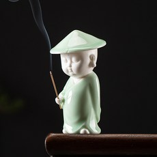 香氛小佛像香薰香插 YT_RC207, 綠色