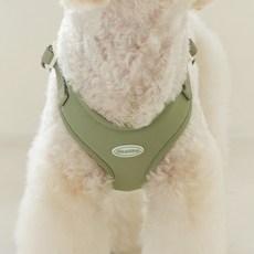 likalika 狗狗棉花糖胸背帶, 卡其色