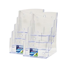 union plus DG A5手冊4層展示架 CR15804 166 x 254 x 161 mm, 2個