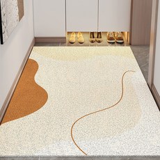 Hanbomnuri 家用玄關浴室防滑墊 80 x 50 cm, 曲線, 1個