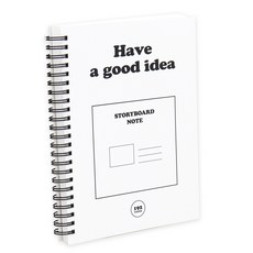 indigo 基本情節構思分鏡筆記本 A5, 白色, 1個