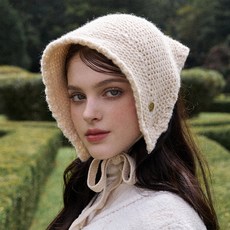 whitesands 針織耳罩頭巾 森林