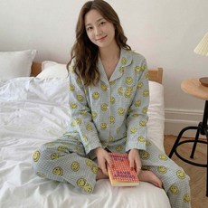 2Estar 女款Popsmile睡衣上衣 下褲