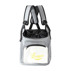 Bayler 透氣網窗 寵物雙肩寵物外出背包, 1個, 灰色