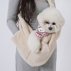 REDPUPPY 狗狗 Willa 斜揹包, 粉彩米色, 1個