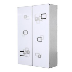 Giftcan 拼圖浴室收納櫃 470, 1個, 白色