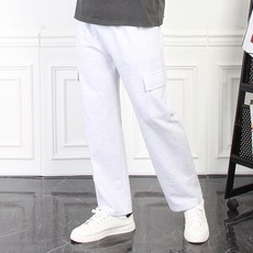 더마인드 남성용 카고 와이드 트레이닝 팬츠