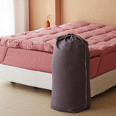 라뽐므 데인티 토퍼 + 파우치 백, 로즈