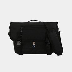 SHOOPEN Shoebear 網眼郵差包 HPABCE2204, 黑色