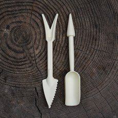 花園工具2件組 02 米色, 1套