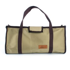 P31戶外露營工具帆布包, 一層, 卡其色