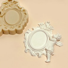 AngleThing 嬰兒天使鏡框鏡框矽膠模具, 單色