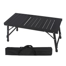 캠프빌리지 앨리슨 IGT 롤테이블 + 보관가방 세트, 맥스블랙