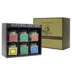 THE HERB STORY 花草茶三角茶包交響曲套組, 1套, 洋甘菊 5入 + 茉莉 5入 + 薄荷 5入 + 洛神花 5入 + 迷迭香 5入 + 南非國寶茶 5入