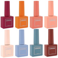 IVIt 彩色美甲凝膠 8件組, 混色, 1組