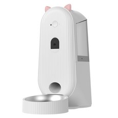 MAOGOUGO 貓狗購 Kathy Pro 寵物智能自動喂食器, 1個, 4L, 白色