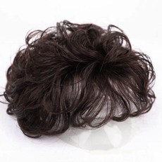 捲髮造型假髮, 深棕色, 1個