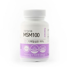 Easeland MSM 100補充錠, 84g, 1罐