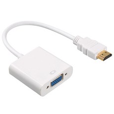 IYES HDMI TO VGA 오디오지원 변환 케이블, IY-HDMIVGA(화이트)