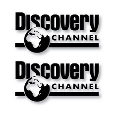 Sunshinetee 戶外車用貼花貼紙 Discovery A 大型, 黑色, 2個