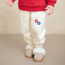 mollimelli 兒童Toy ML絲絨內刷毛束口褲