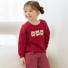 unifriend 兒童款 Merry Bear 純棉寬鬆保暖內衣上下套裝